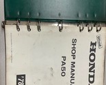 1978 1979 HONDA PA50 Service Shop Repair Workshop Manual W Binder - £79.74 GBP