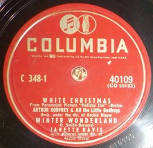 Janette Davis, Godfrey, Lu Ann Simms, Julius La Rosa 78 Christmas Songs D10 - £5.44 GBP