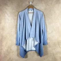 IDEOLOGY Women&#39;s Dip-Dye Waterfall Asymmetrical Cardigan, Blue XS - $14.68