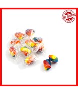 Individually Wrapped Rainbow Cylinder Candy Twists – 2 lbs of Fresh Delight - $33.98 CAD