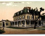 Wardles Hotel Amityville Long Island NY New York UNP Unused DB Postcard V17 - £31.03 GBP