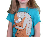 Iron Fist Creepy Steve Teal Girls Youth T-Shirt - $15.53
