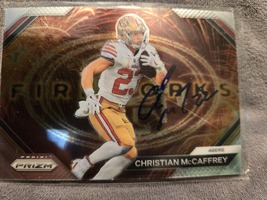 Christian McCaffrey Signed Panini Football Card Autographed San Francisc... - $428.70 MXN
