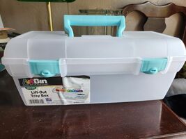 Essentials Lift-Out Tray Box, Portable Art &amp; Craft Organizer  13 x 6 x 5... - $17.82