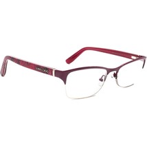 Jimmy Choo Eyeglasses 100 6UT Purple/Snake Print Half Rim Frame Italy 53[]17 135 - £70.35 GBP