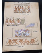 Vtg Egyptian Artwork Color Pencil Unsigned Mabel Eaton Phillips Tomb Pta... - €42,95 EUR