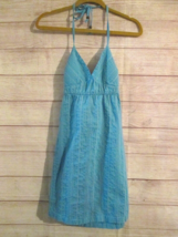 Mossimo Supply CO. Sundress Women Size Medium  Dress Blue Swimsuit Cover-Up - $8.99