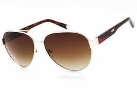 FILA SFI181 0GOL Gold/Brown Gradient 61-15-145 Sunglasses New Authentic - $35.81