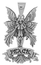 Jewelry Trends Sterling Silver Amy Brown Peace Fairy Pendant - £45.54 GBP