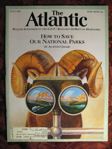 ATLANTIC magazine July 1987 National Parks Alston Chase William Schneider - £9.07 GBP