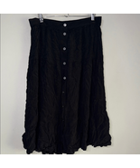 Talbots Black Button Front Midi Skirt NWT - €23,40 EUR