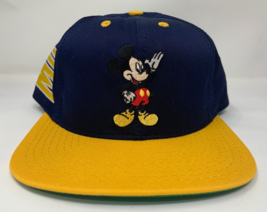 Vintage NWT Mickey Mouse &quot;Mickey&quot; Hat Cap Disney SnapBack Adjustable Adult - £33.44 GBP