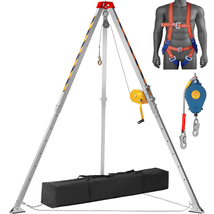 VEVOR Confined Space Tripod Kit, Confined Space Tripod 7.05' Legs &amp; 98.4... - $324.99