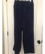 Fitness Gear Men&#39;s Athletic Windbreaker Track Pants Blue Size Medium  - $40.74