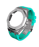 Casioak Steel Case MOD Kit Shock G-SHOCK GA2100 GA2110 Silver Mint Green... - $109.60 CAD