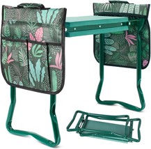 Garden Kneeler And Seat Stool With 2 Large Tool Bags And Soft, 2 Tool Bags - $52.99