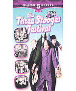 The Three Stooges Festival (VHS, 2002, 5-Tape Set) - $10.82 CAD