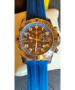 Chase Durer FLIGHT COMMANDER NWT 50mm cdw0076. Blu Band Black Face lowes... - $159.07 CAD