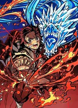 Tanjiro Demon Slayer Poster | Framed Art | Anime | NEW | USA | #1 - £15.92 GBP