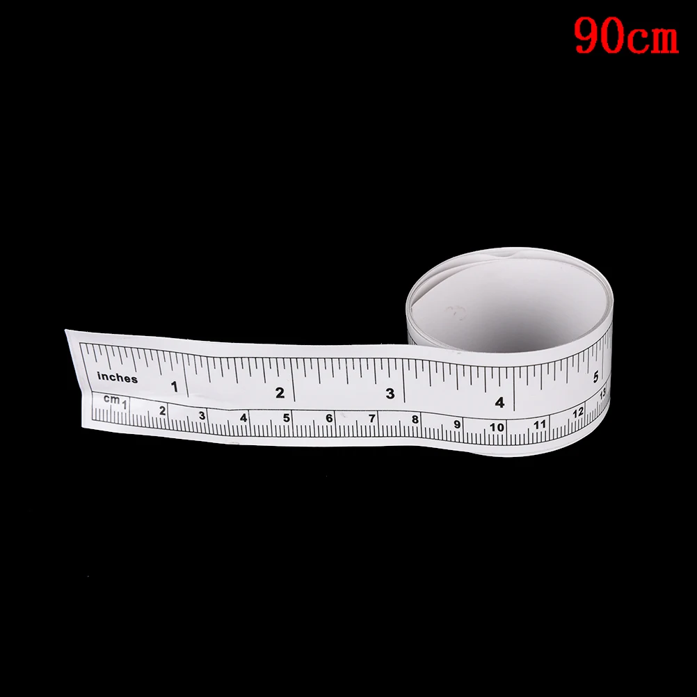 Inyl metric measure soft ruler tape diy self adhesive measuring tape ruler sticker home thumb200