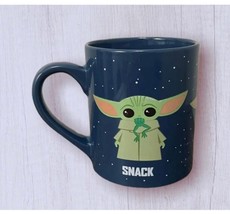 Star Wars; Baby Yoda &quot;Snack, Attack, Protect&quot; 14oz Ceramic Coffee Mug- NEW - £9.34 GBP