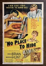*NO PLACE TO HIDE (1955) Two Boys Carry Germ-Warfare Pellets in the Phil... - $99.00