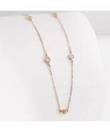 Cubic Zirconia By The Yard-Station Necklace-Layering Necklace-Choker Nec... - $385.00