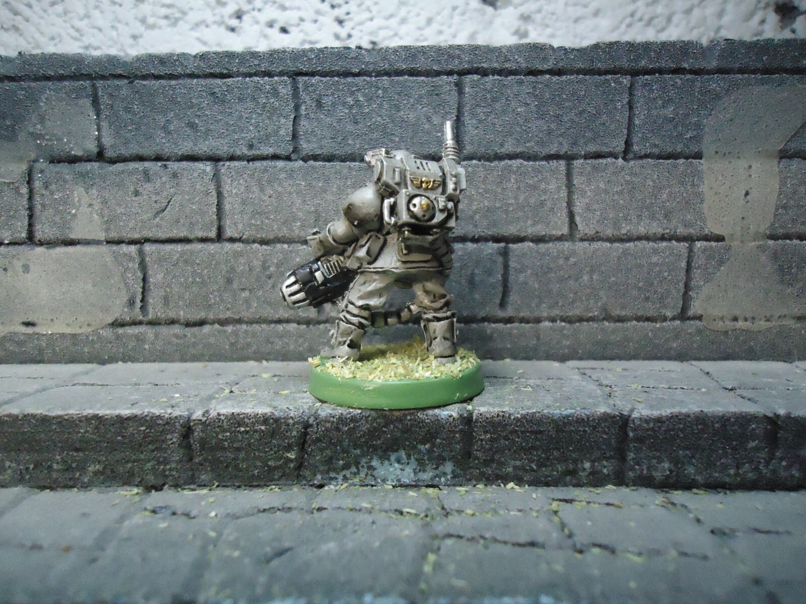 imperial guard kasrkin stormtrooper with plasmagun metal warhammer 40K Item image 2