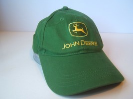 John Deere Nothing Runs Like A Deer Hat Green Strapback Baseball Cap - $15.83