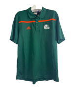 Adidas Hombre Miami Hurricanes Coaches Polo - Verde - $665.05 MXN