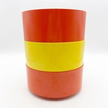3 Vintage Heller Design by Massimo Vignelli Salad/Cereal Bowls - Orange &amp; Yellow - £27.96 GBP