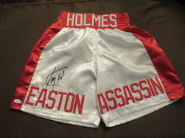 LARRY HOLMES BOXING HEAVYWEIGHT CHAMP HOF SIGNED AUTO EASTON ASSASSIN TR... - £155.54 GBP