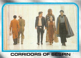 1980 Topps Star Wars ESB #193 Corridors Of Bespin Princess Leia &amp; Han Solo - £0.69 GBP