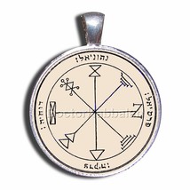 New Kabbalah Amulet for Economical Wealth on Parchment Solomon Seal Pendant Gift - £61.32 GBP