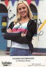 Tazmin outhwaite as melanie healy in bbc eastenders hand signed cast card photo 86726 p thumb200