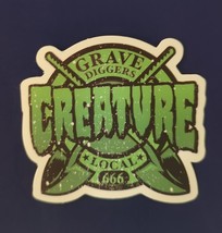 Creature Grave Diggers Local 666 Vinyl Sticker - £3.19 GBP