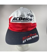 Vintage AC Delco Racing at the Rock Red Black White Snap Back Adjustable... - £15.56 GBP