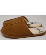 Men&#39;s Alex Scuff Slide Suede Leather Slippers Goodfellow &amp; Co Tan Size X... - £11.44 GBP