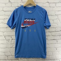 The Nike Tee Blue Shirt Mens Sz S Blue Athletic  - $11.88