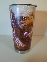 1pc Cool Patriotic Eagle Stainless Steel Tumbler, - $6.66