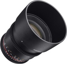 Samyang Syds85M-Nex Vdslr Ii 85Mm T1.5 Cine Lens For Sony, Mount Cameras (Fe). - $345.97