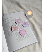 Pumpkin Magnetic Bookmarks Readers Book lovers Fall Autumn Pink Books Se... - €12,25 EUR