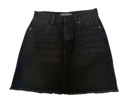 Just USA Women's Black Denim Skirt Size XS NWT - $18.99