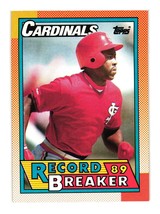 1990 Topps #6 Vince Coleman St. Louis Cardinals - £1.59 GBP