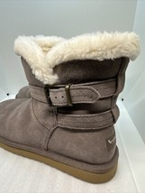 Koolaburra by UGG Faux-Fur Mini Boots - Delene Cinder Light Brown SZ 9 #1121503 - £37.36 GBP
