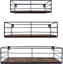 Set Of 3 Wall Mounted Hanging Storage Shelves For Bathroom, Living Room, - $32.94