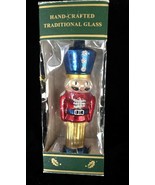 Vintage Novelty Kurt Adler Handcrafted Glass Nutcracker Ornament Origina... - $169.42 MXN