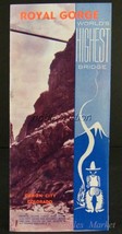 Royal Gorge Canon City CO Brochure 1940&#39;s World&#39;s Steepest Railway - £3.95 GBP