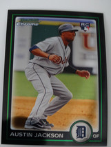 2010 Bowman Chrome #188 Austin Jackson Detroit Tigers Rookie RC Baseball Card - £0.78 GBP