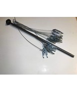 1 Dozen WCP WOLF FANG ANCHORS w/18&quot; CABLE &amp; 1 - 24&quot; WOLF FANG DRIVER trap - £34.12 GBP